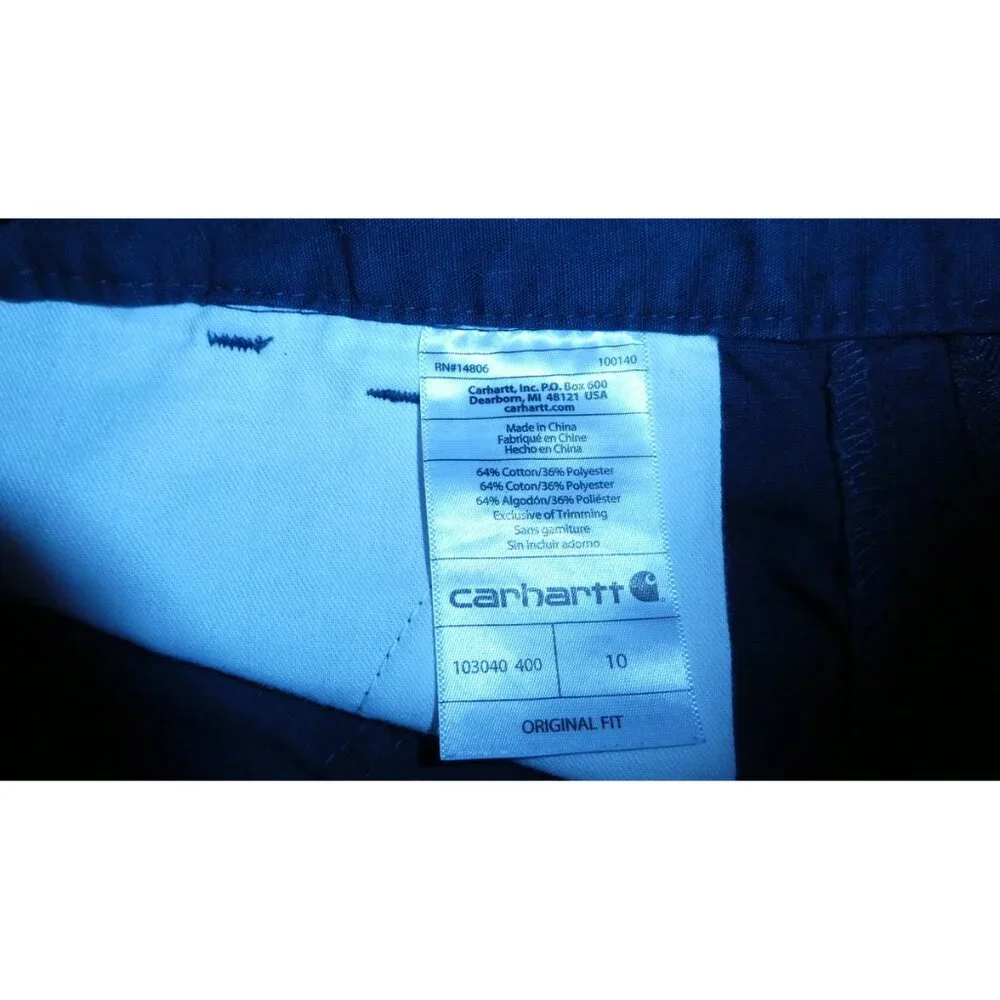 2 x Carhartt Original Fit Smithville Short - Dark Indigo - Picture 7 of 13